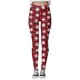 thumbnail image 1 of Gibobby Leggings deportivos mujer Pantalones estampados navideños personalizados para mujer, mallas navideñas de muñeco de nieve para fiesta de Papá(Vino,M), 1 of 5