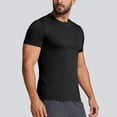thumbnail image 2 of NIEWTR Mens T-Shirts Short Sleeve Crew Neck T Shirts for Man, Cotton Blend Plain Novelty Men's T-Shirts（Black,XL), 2 of 5