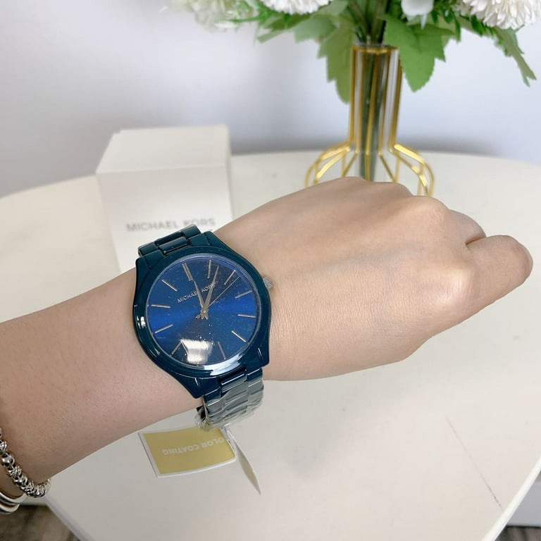 Blue Dial Michael Kors Women's Runway Watch Michael Kors