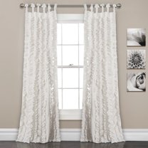 Lush Decor Sophia Ruffle Window Curtain Set