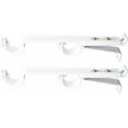thumbnail image 5 of Urbanest Adjustable Double Rod Bracket, Up-1 1/8", Glossy White, Set of 2, 5 of 7