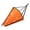 Orange-24in, variant on Kayak Drift Sock PVC Water Resistance Gear with Strap Support for Inflatable Boats, Lake Fishing, Small Vessel Use