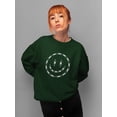 thumbnail image 2 of Smiling Barb Wire Face Sweatshirt Women -Image by Shutterstock, Female 4X-Large, 2 of 4