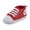 Z1-Red, variant on Quealent Unisex Baby Boys Girls High Top Sneaker Soft Anti-Slip Sole Newborn Infant First Walkers Canvas Denim Shoes Yellow for Size 4.5