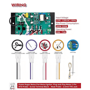 Meatender PID Pro Controller 365 for Traeger Pellet Grill, Black 5.5x2.8x2 inch with RTD and 2 Meat Probes Kit