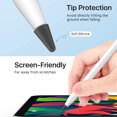 thumbnail image 4 of 10 Pcs Couvre-Embout Compatible avec Apple Pencil 1/2, Embouts Antidérapants pour Stylo Capuchon d'Embout iPencil, Embouts en silicone Housse de Protection Accessoires pour Crayon iPad, 4 of 7