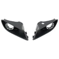 thumbnail image 1 of Par de embellecedores plateados para faros antiniebla delanteros, accesorios elegantes para automóviles, 1 of 9