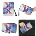 thumbnail image 4 of ZUXONGSY Painted Butterfly Print 2 PCS Purses for Women Waterproof Handbag with Matching Wallet Set Leather Shoulder Bag Tote Satchel with Purse for Ladies Shopping, 4 of 4