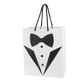thumbnail image 1 of Bolsa de regalo de papel con diseño de esmoquin elegante y asa para decoración de bodas y fiestas de hombres. Opción C, 1 of 7