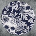 thumbnail image 5 of GZHJMY Round Placemats Set, Vintage Beautiful Flowers Washable Waterproof Coffee Mats Place Mats Indoor, Heat Resistant Table Mats Coasters for Kitchen Dinning Room, 5 of 7