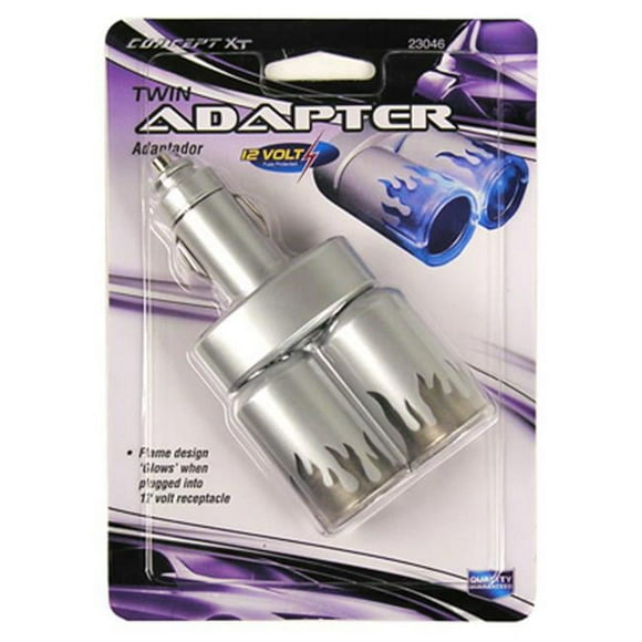 Unique Accessories 23046 Glowing Blue Flames Lighted Socket