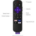 thumbnail image 5 of Roku TV Remote Control (Official Manufacturer Product) - Simple Setup, & Pre-Set App Shortcuts - Replacement Remote Compatible with RokuTV Models ONLY (Not Roku Players), 5 of 6