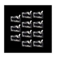 thumbnail image 1 of Inteprter Bolsa de 5 piezas para bebidas, contenedor de leche, portátil, para el hogar, comedor, Bar, café, cocina, interior, exterior, Barra de herramientas Transparente, 1 of 6