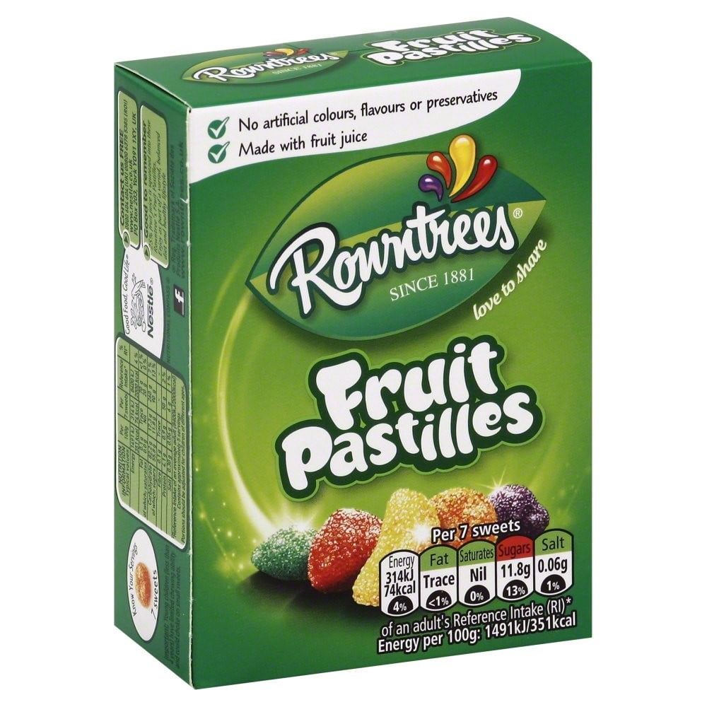 Nestle Candy Fruit Pastilles, 4.4 Oz