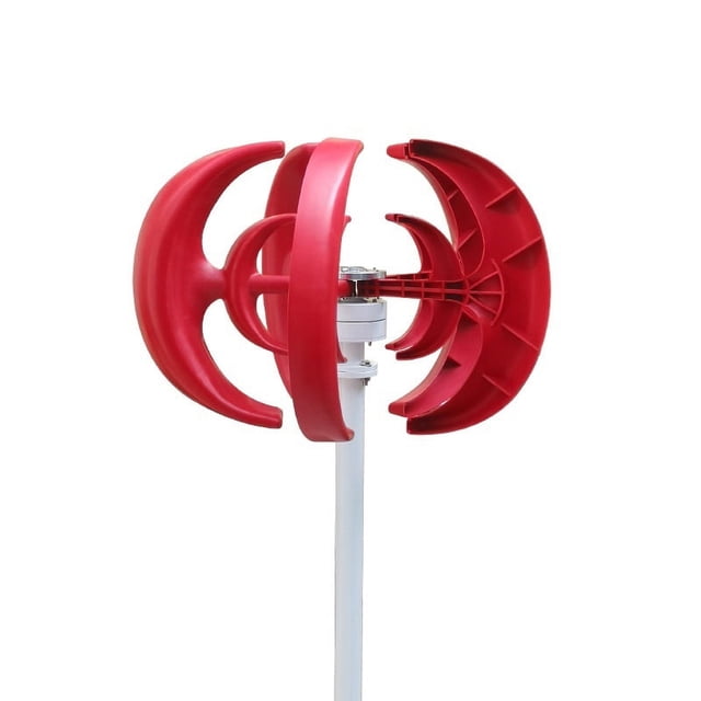 800W Vertical Wind Turbine 12v 24V Vertical Axis Wind Generator Small Windmill Free Energy With MPPT Charging Controller ,Easy Installation
