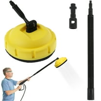 Luxshiny Round Driveway Pressure Washer Cleaner with Rotating Design for Home Use - 1 Set