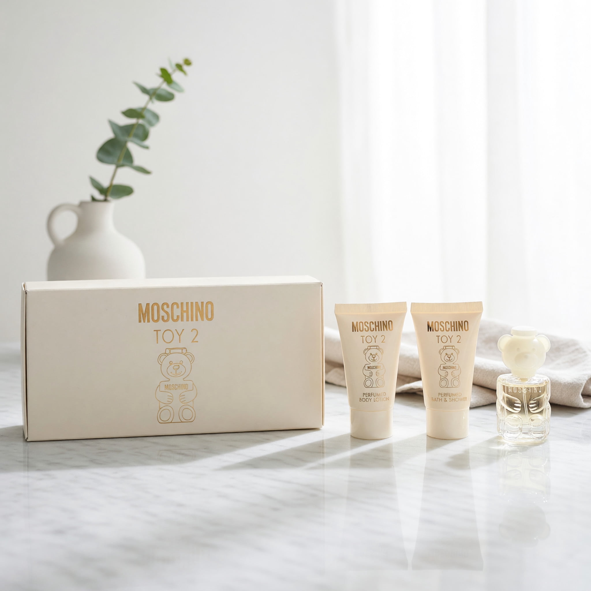 Moschino Toy 2 Women's Perfume Gift Set: Mini EDP, Body Lotion