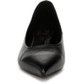 thumbnail image 4 of Naturalizer Women's Natalia Kitten Heel Pointed Toe Pump Black Leather 5.5M, 4 of 5