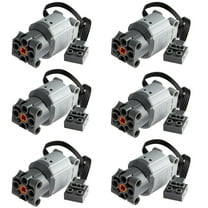 6pcs Technic-Motor-Kit with L-Motor 88003, Compatible with Technic-Parts for STEM MOC Project Replacement-Parts