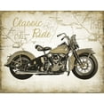 thumbnail image 2 of Christopher, James 14x12 Black Ornate Wood Framed with Double Matting Museum Art Print Titled - Vintage Ride, 2 of 4