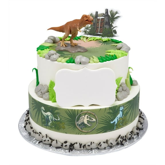 Jurassic World Two-Tier Cake