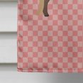 thumbnail image 4 of Carolines Treasures BB7914CHF Shetland Cheval de Poney Rose Check Toile Maison Drapeau, 4 of 4