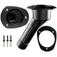 thumbnail image 2 of Mate Series P2030BK Plastic Rod & Cup Holder 30° Closed W/oval Top F/kayaks - Black, 2 of 2