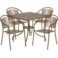 thumbnail image 1 of 35.5SQ White Patio Table Set, 1 of 4