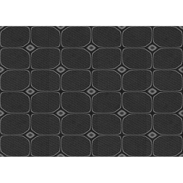 Ahgly Company Machine Washable Indoor Rectangle Transitional Midnight Gray Area Rugs, 8' x 12'