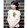 thumbnail image 2 of Cartoon Turtle Wear Cute Dress T-Shirt Juniors -Image by Shutterstock,  Small, 2 of 4