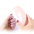 thumbnail image 4 of 20pcs/pack Nail Wraps Women Nail Polish Strips Solid Color Fingernail Stickers, 4 of 5