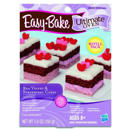 Easy-Bake Ultimate Oven Red Velvet and Strawberry Cakes Refill