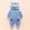 04Blue, variant on Baby Girl Boys Jumpsuit Pajamas Soft Fleece Long Sleeve Infant One Piece Snowsuit Cute Hooded Padded Warm Newborn Winter Romper