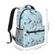 thumbnail image 2 of Balery Sailboats Anchors Mochila Escolar Impresa, Mochila Ligera para Viajes Casual, Mochila Duradera y Cómoda Multifuncional, Mochila para Laptop-One Size, 2 of 5
