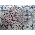 thumbnail image 4 of oneOone Cotton Silk Blue Fabric Artistic Mandala Sewing Fabric By The Yard Printed Diy Clothing Sewing Supplies 42 Inch Wide, 4 of 4