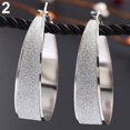 thumbnail image 3 of SmartBy Women Fashion Cool Style Big Hoop Round Jewelry Nightclub Charm Earrings, 3 of 5