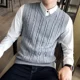 thumbnail image 3 of Chaleco de cuello redondo para hombre, ropa de negocios, suéteres de punto para hombre, sin mangas, cuello redondo, negro, réplica de alta calidad X, 3 of 4