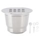 thumbnail image 2 of Café reutilizable Café reutilizable Filtro de Cápsula de Acero inoxidable para mácina para fabricantes, 2 of 7