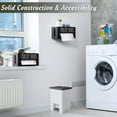 thumbnail image 2 of Trash Bag Dispenser, Wooden Garbage Bag Holder, Fits Most Standard Sizes, Wall Mount or Countertop, Kitchen Storage & Organization, 2 of 7