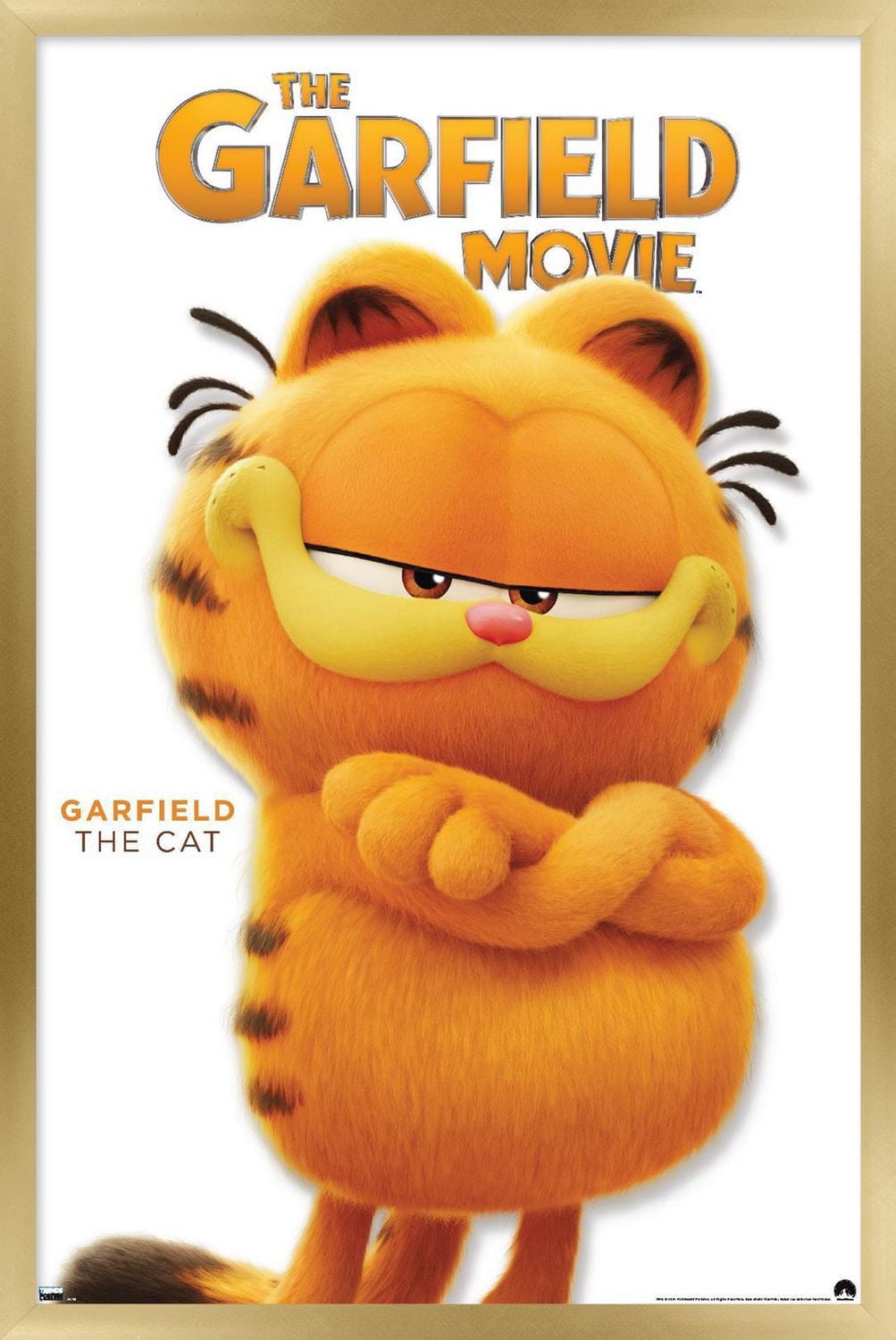 The Garfield Movie - Garfield Feature Series 24 Wall Poster with Magnetic Frame, 22.375" x 34"
