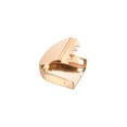 thumbnail image 5 of Uxcell 10x9mm Stainless Steel No Tie Shoelace End Clips Glossy Type, Gold 100 Pack, 5 of 5