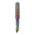 thumbnail image 3 of Punching Step Drill 1pc Single Flute Solid Tungsten Carbide Alloy End Mill, DLC Coating Milling Cutter For Aluminium, 3 of 8