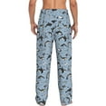 thumbnail image 2 of Bixox Men's Dolphins Patterned Pajama Pants with Pockets Lounge Clothes for Home, 2 of 5