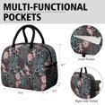 thumbnail image 6 of Womens Pioneer Flower Floral Print Pattern Lunch Box for Work,Insulated Lunch Bag for Women,Loncheras Para Mujer,Leakproof Adult Lunch Bag for Work,Beach,Travel,Picnic,Camping, 6 of 7
