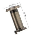 thumbnail image 2 of ELAYARD Viewer Door Peephole Viewer Zinc Alloy Black for Homeowners 1Pcs, 2 of 6