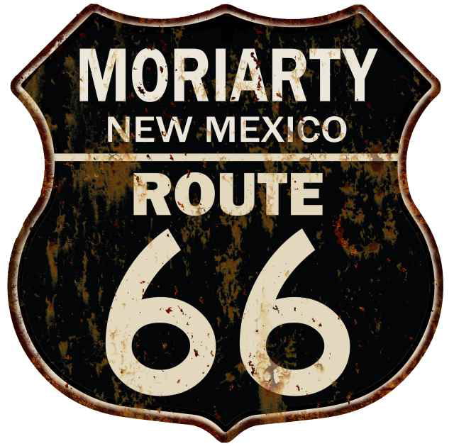 MORIARTY NEW MEXICO Route 66 Shield Metal Sign Man Cave Garage 211110013158 