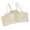 Beige, variant on Girls Training Bras A-Cup Ribbed Molded Starter Bras for with Adjustable Straps (Sizes: 30A-36A),Bras for Girls 7-8