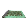 thumbnail image 2 of Ahgly Company Indoor Rectangle Oriental Turquoise Blue Traditional Area Rugs, 2' x 4', 2 of 4