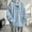 Sky Blue, variant on Spring And Autumn Hip Hop Hooded Sweatshirt Men'S Trendy Loose Casual Jacket Apple Green 2Xl