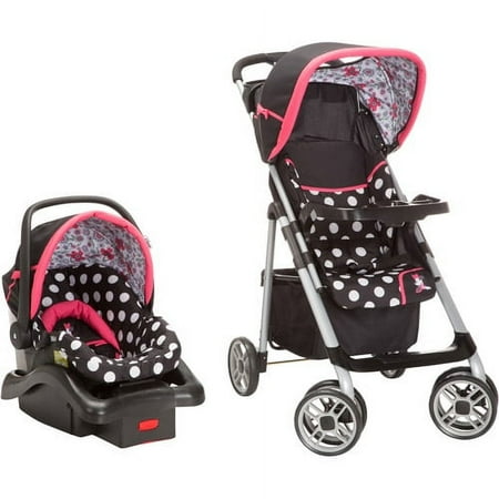 Disney Saunter Sport LC-22 Travel System, Coral Flowers Minnie Mouse